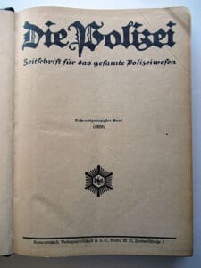 1929 bound Polizei 0524 Sta 2