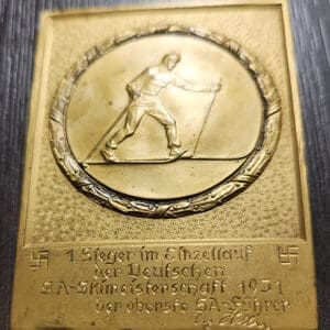 Ski plaque 0924 Pi 1