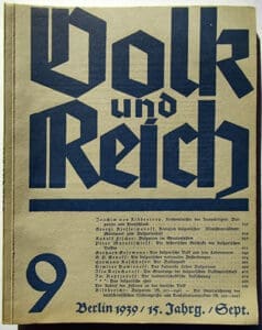 Volk und Reich 1