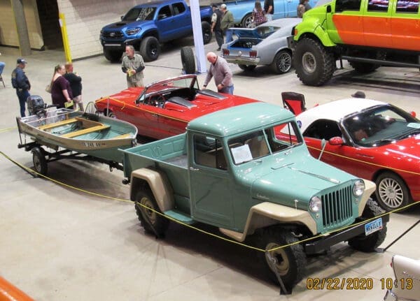 1948 WILLYS PICKUP FRAME UP RESTORATION & MATCHING BOAT - Image 16