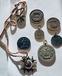 Badge Plaque lot 0725 Pi 1