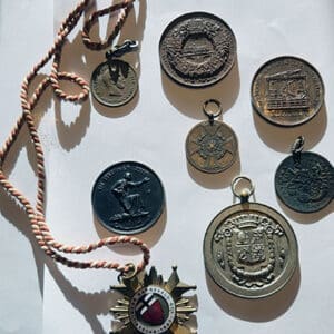 Badge Plaque lot 0725 Pi 1