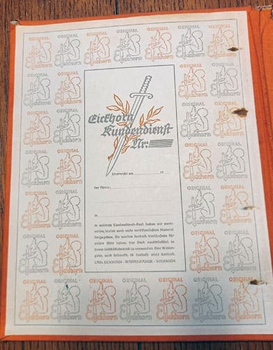 Eickhorn catalog 1025 Pi 9