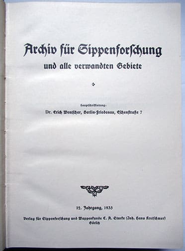 9x Archiv Sippe 1025 4