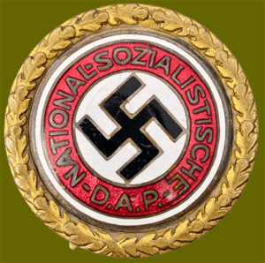 Golden party badge 1025 AL 1