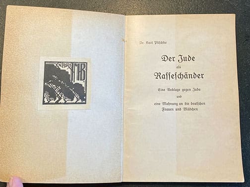 Jew Rasseschaender 1125 HC 3