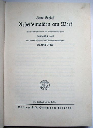 Arbeitsmaiden Werk 1225 4