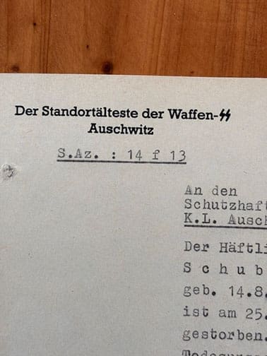 Auschwitz death note 0426 LF 2