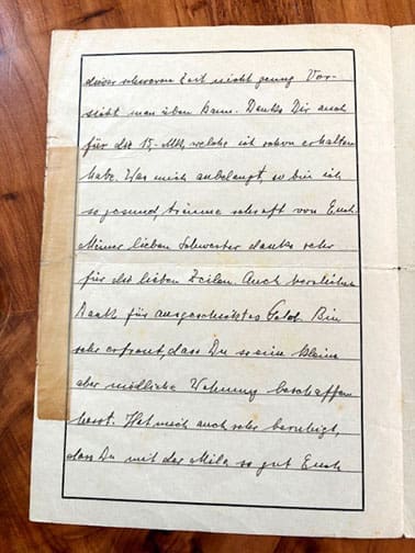 Dachau letter 0426 LF 2