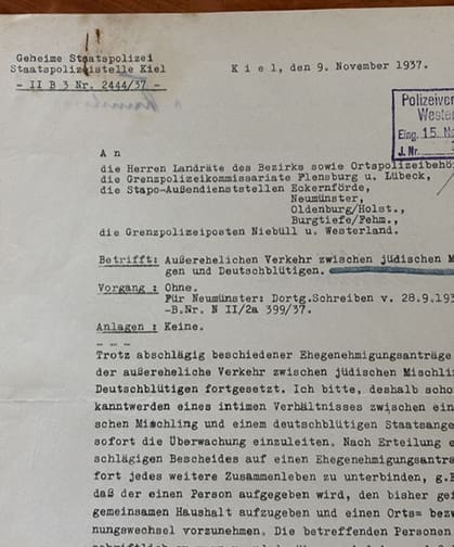 Gestapo order 0726 LF 2