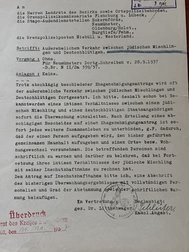Gestapo order 0726 LF 3